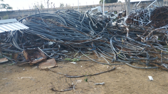 Fire Affected Aluminium Cable